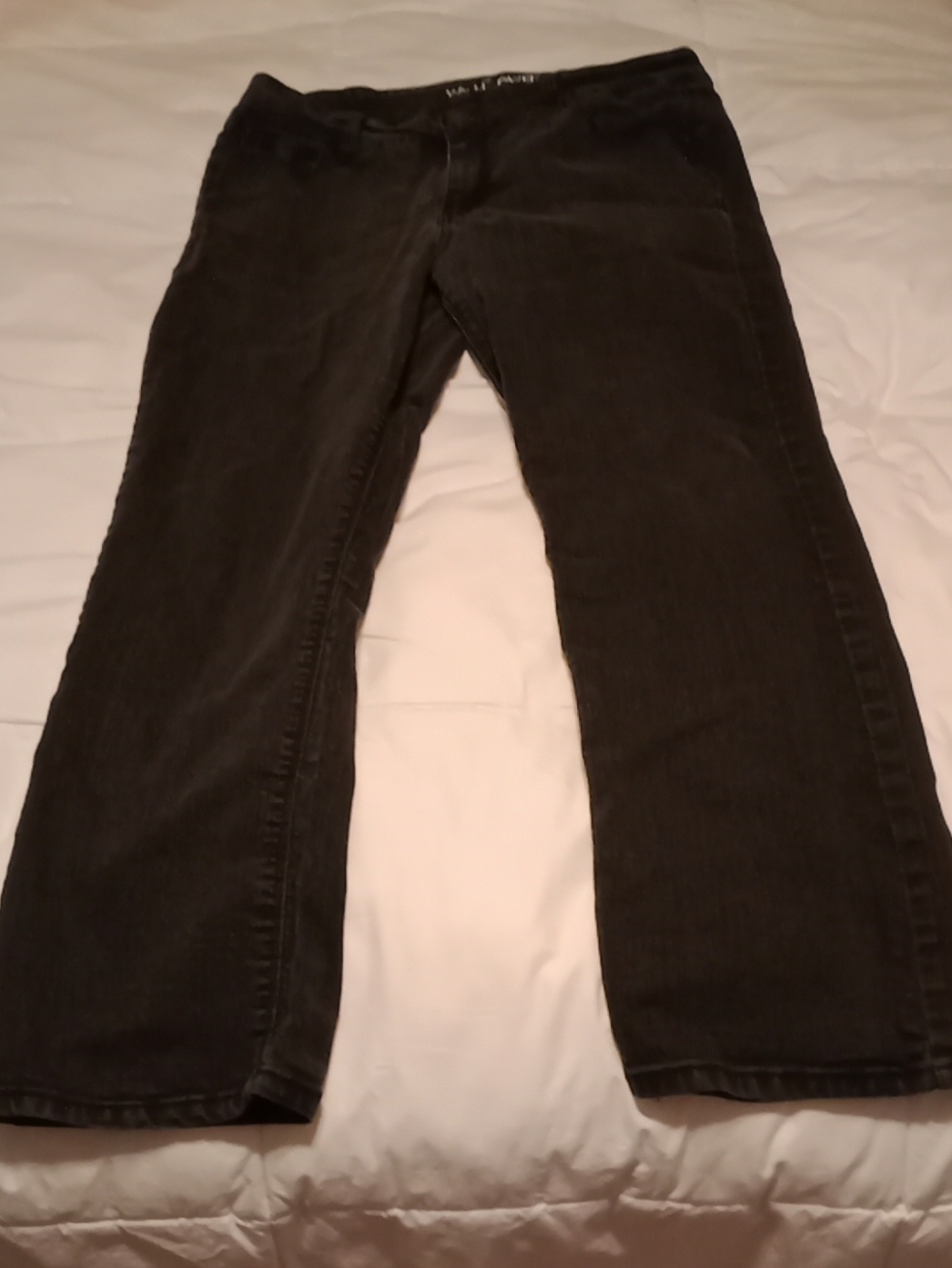 Wallflower Women's Black Bootcut Jeans Size 18 Plus Regular, Good Condition